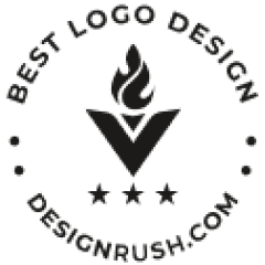 DesignRush Best Logo Design award badge
