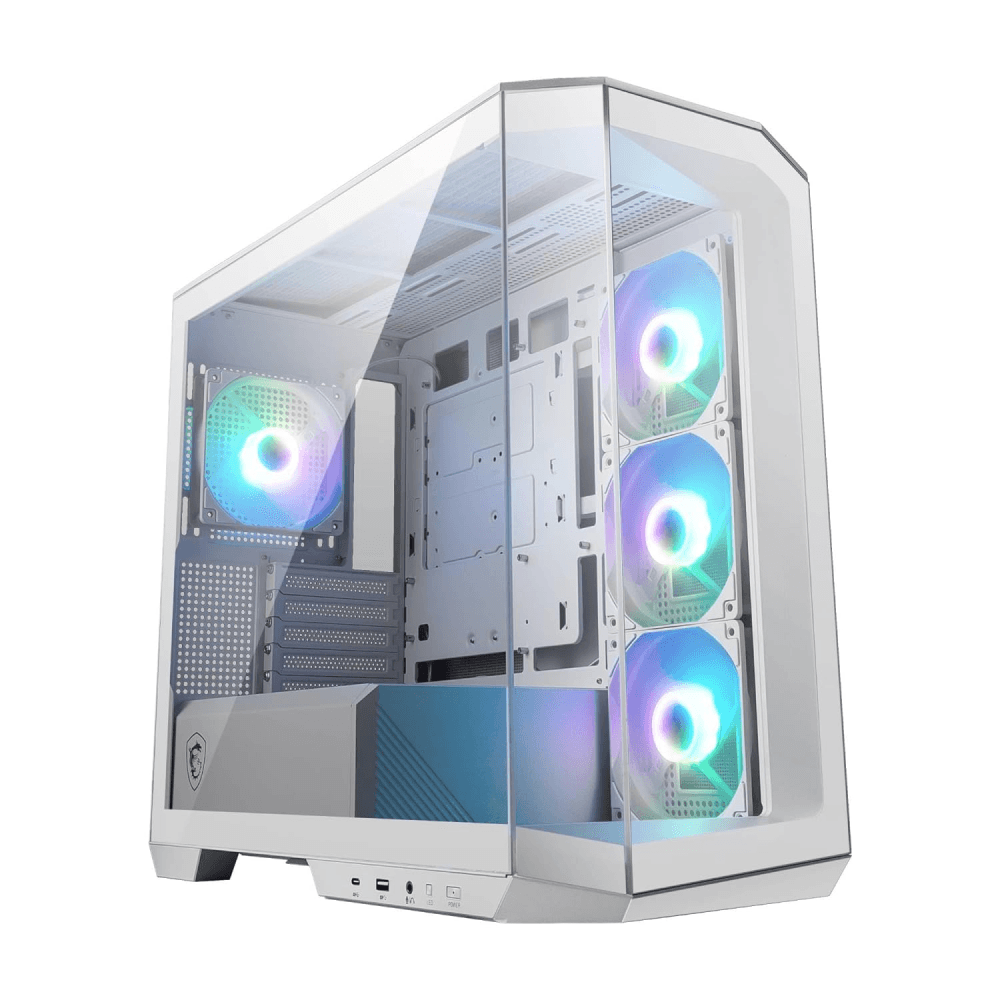 Professional 3D Rendering Build, MSI MAG PANO M100R PZ White Gaming Case