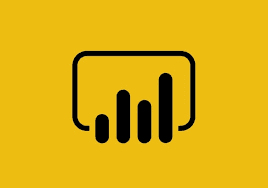 A black icon of a bar graph inside a rectangle on a yellow background, symbolizing data analysis or reporting.