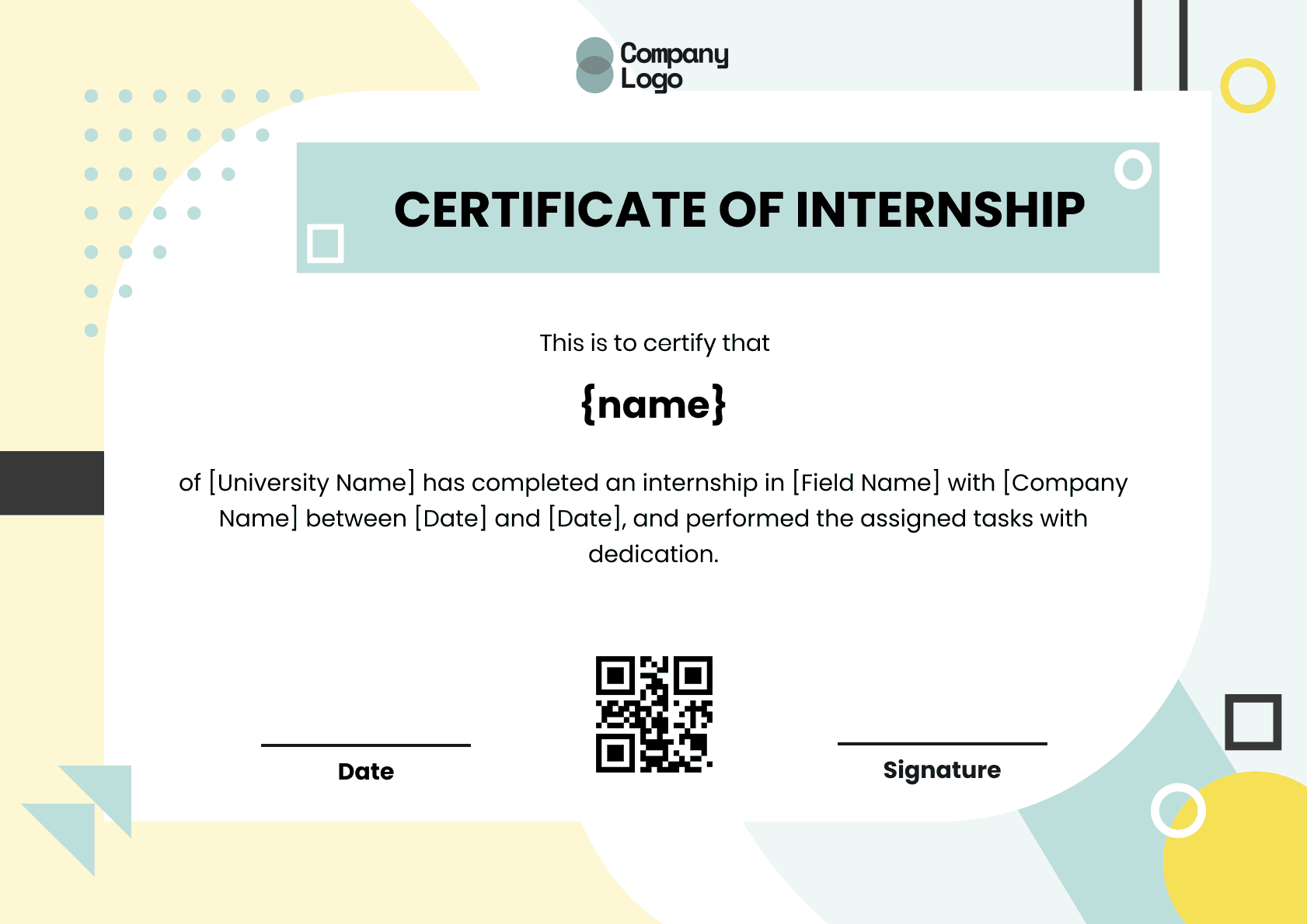 Wauld - Professional and attractive green recognition badge template