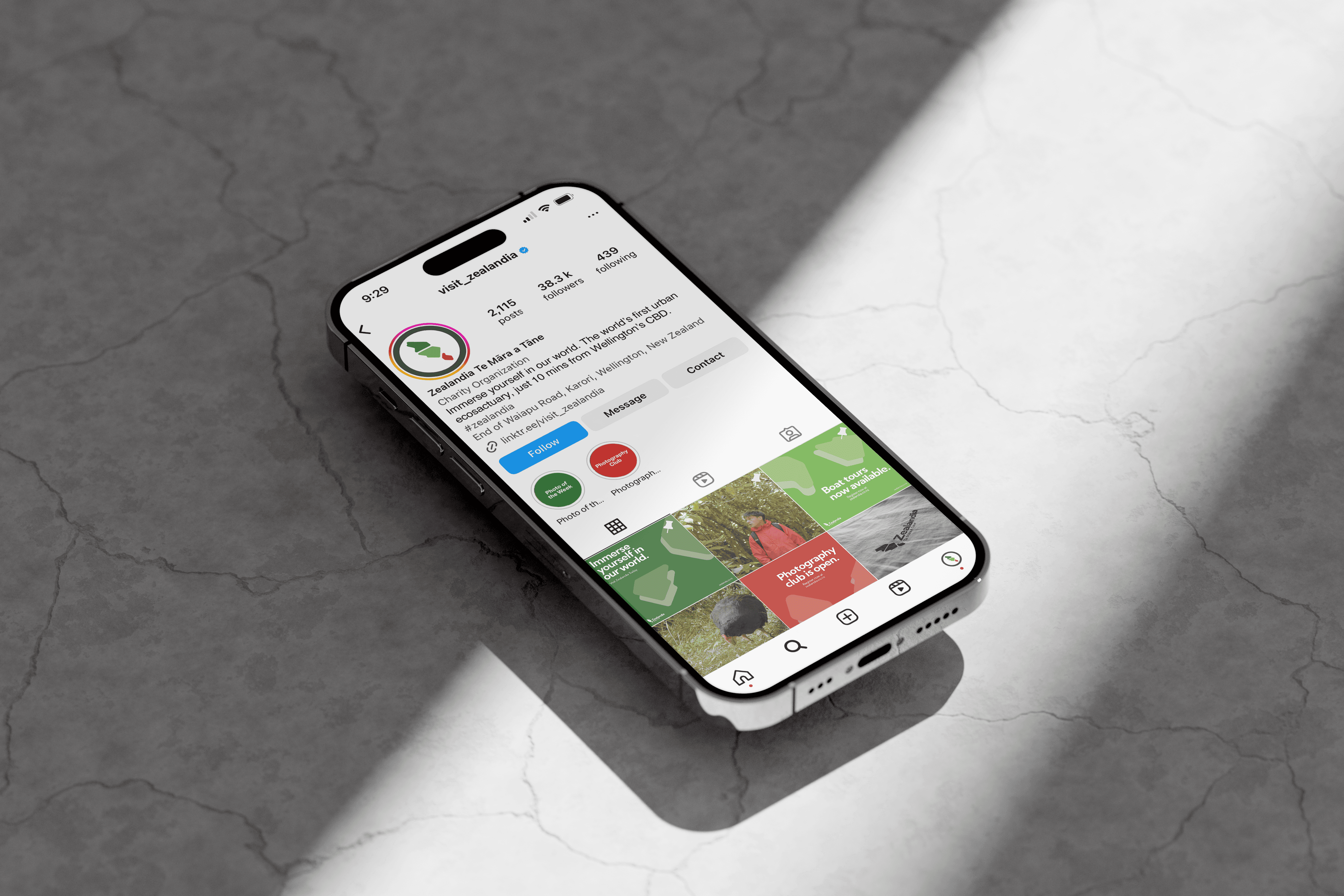 Vertical coffee can mockup with clean monochrome label design