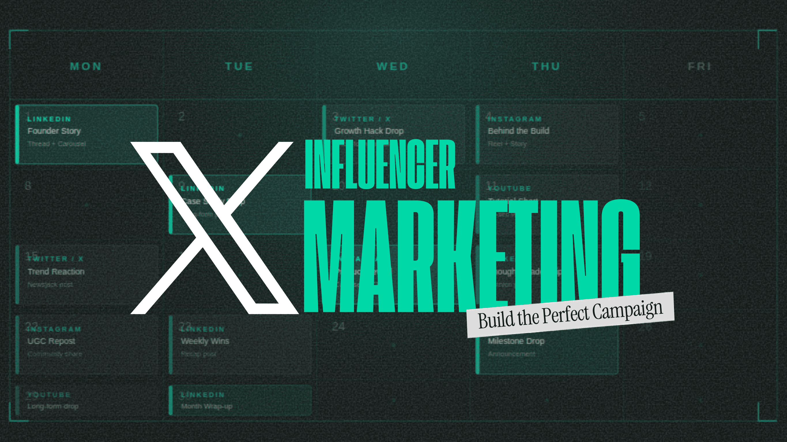 x influencer marketing 