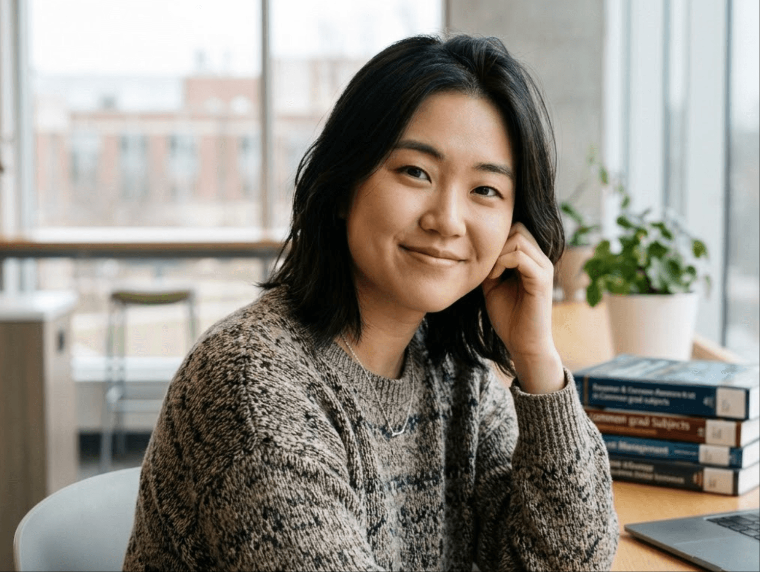 Estudante de Pós-Graduação desmembrando capítulos de tese com um Mapa de suporte