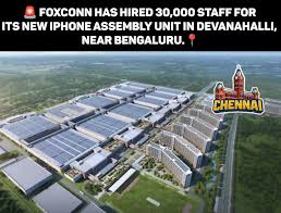 🚨📱 BIG BOOST FOR INDIA'S MANUFACTURING! Foxconn has hired 30,000 ...