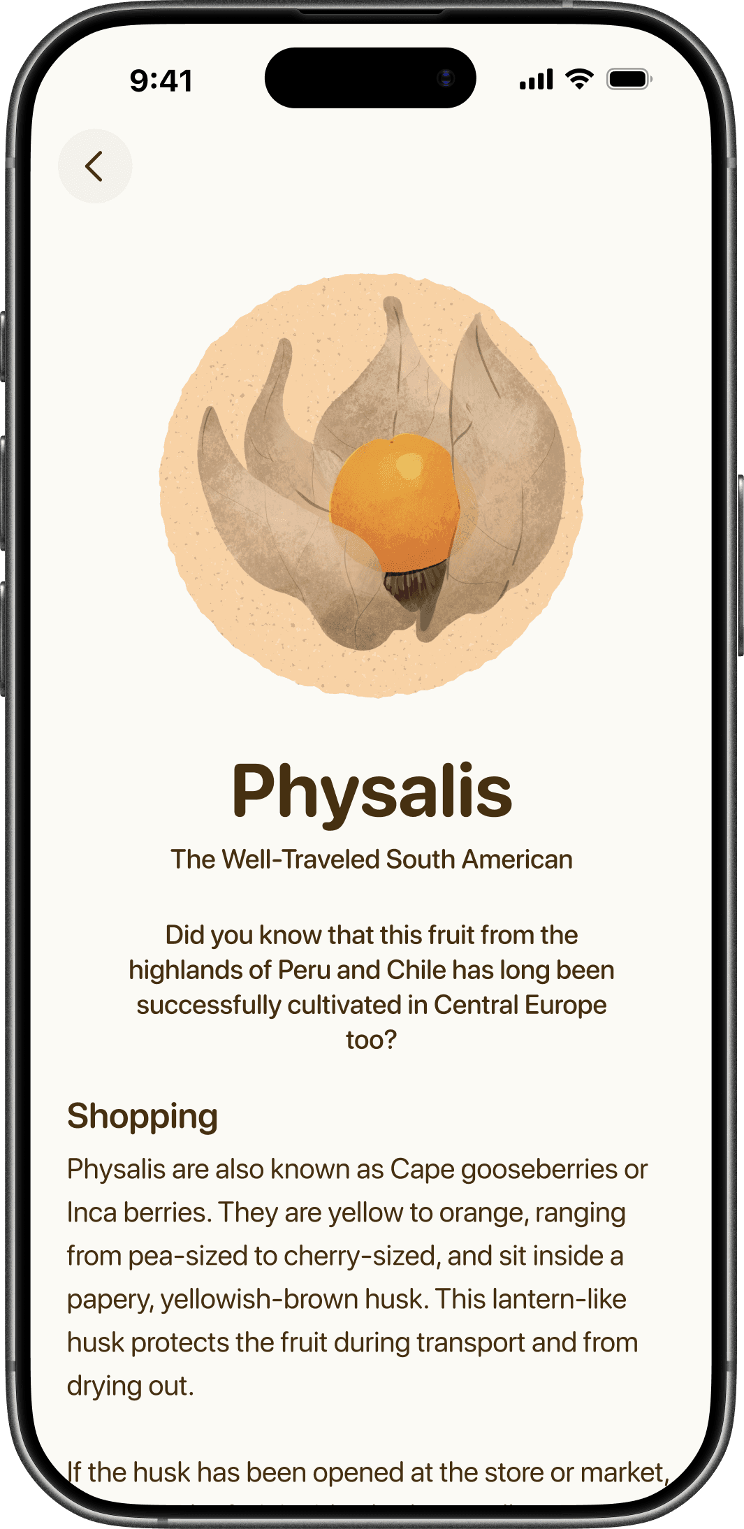 Plant Knowledge - Receive ongoing kitchen tips, facts, and background information.