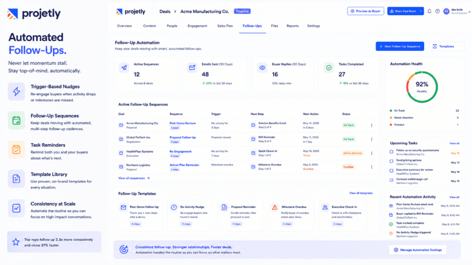 Automated Follow-Ups&nbsp;