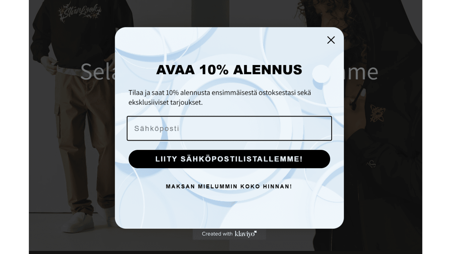 StarLookin sivujen markkinointikampanja