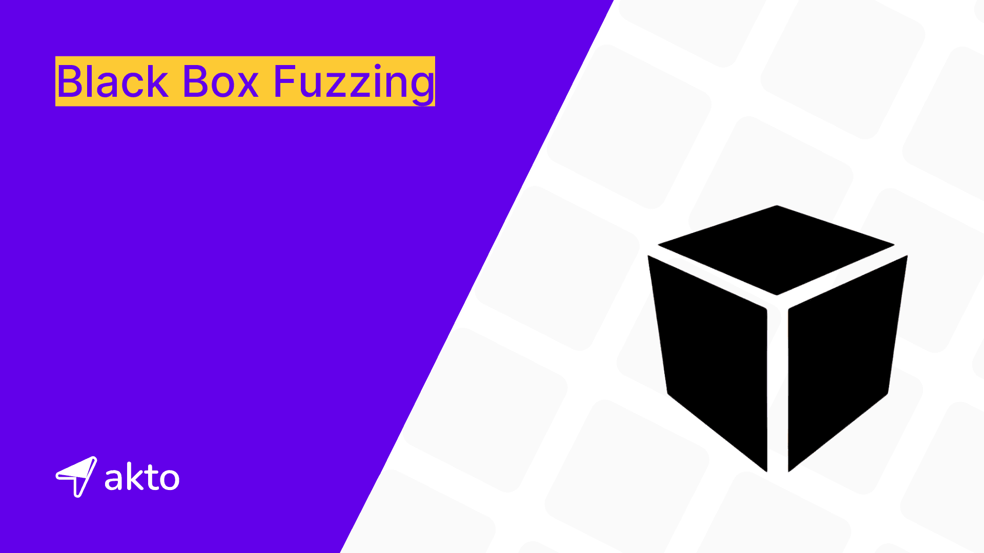 Black Box Fuzzing