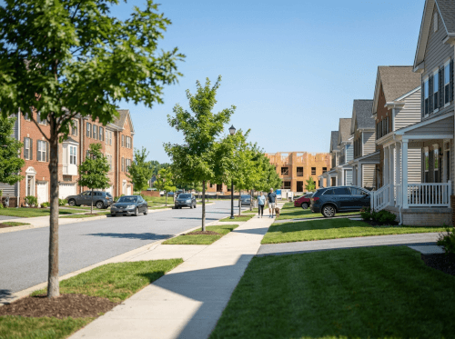Neighborhood of properties near Odenton, MD