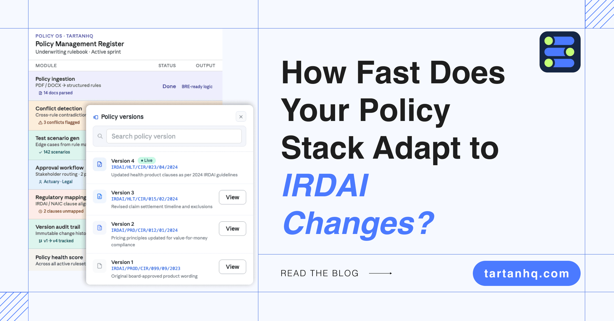 Policy changes according to IRDAI