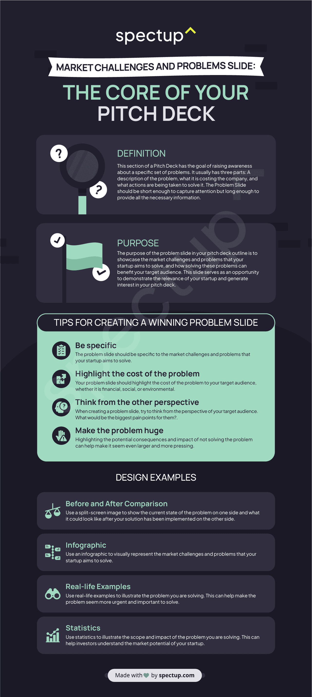 Infographic: Market Challenge and Problem Slide