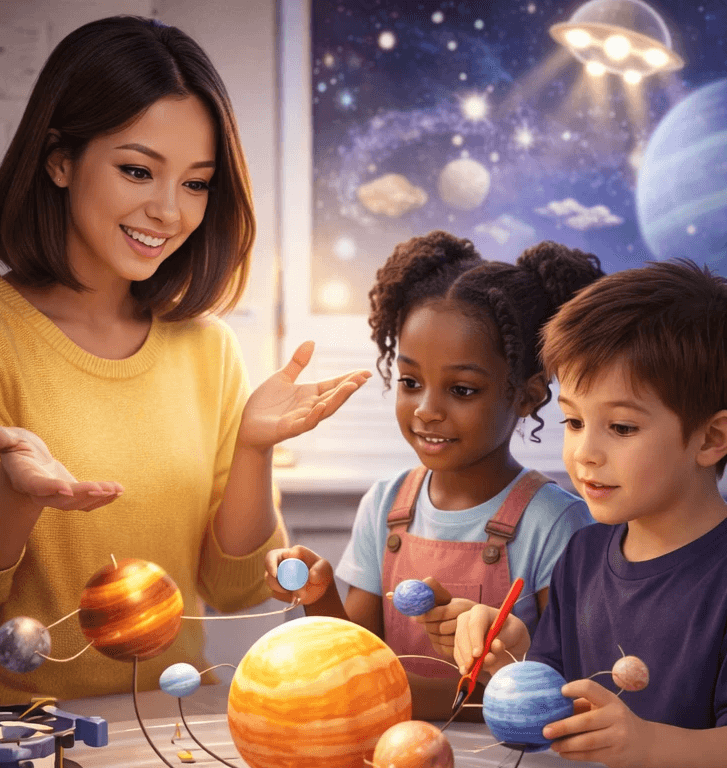 yellow and white balloons on orange surface