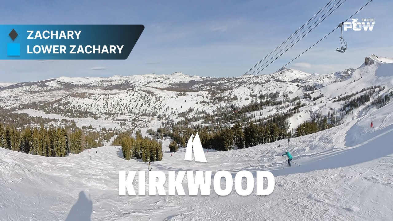 Zachary to Lower Zachary Kirkwood – Advanced to Intermediate Descent via Cornice Express