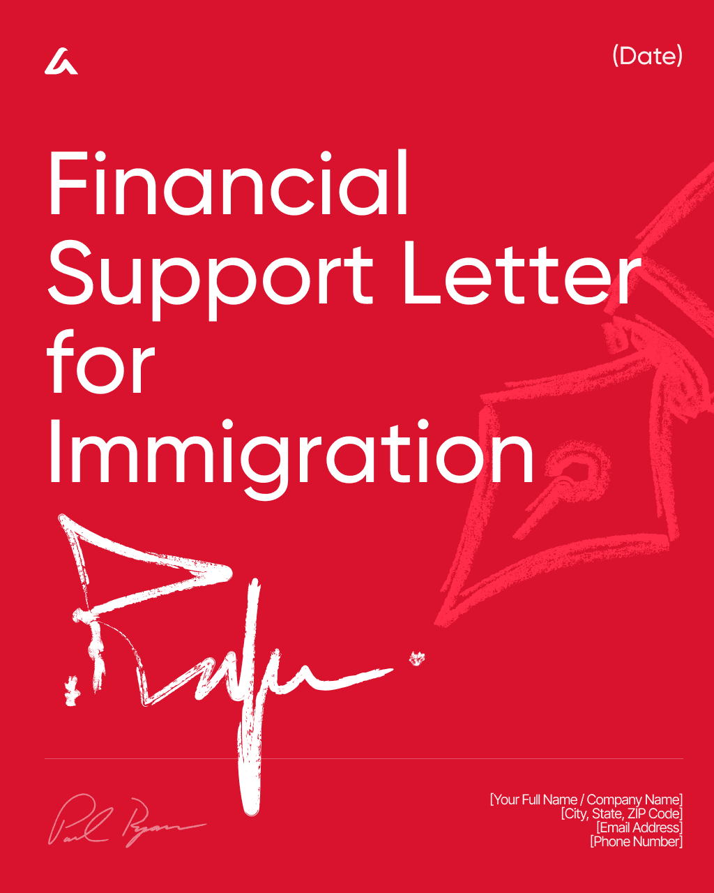 Financial Support Letter for Immigration