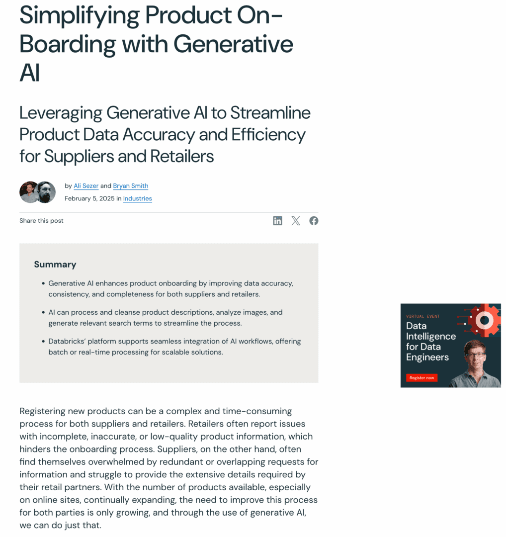 Marketing Spotlight: Databricks demand generation