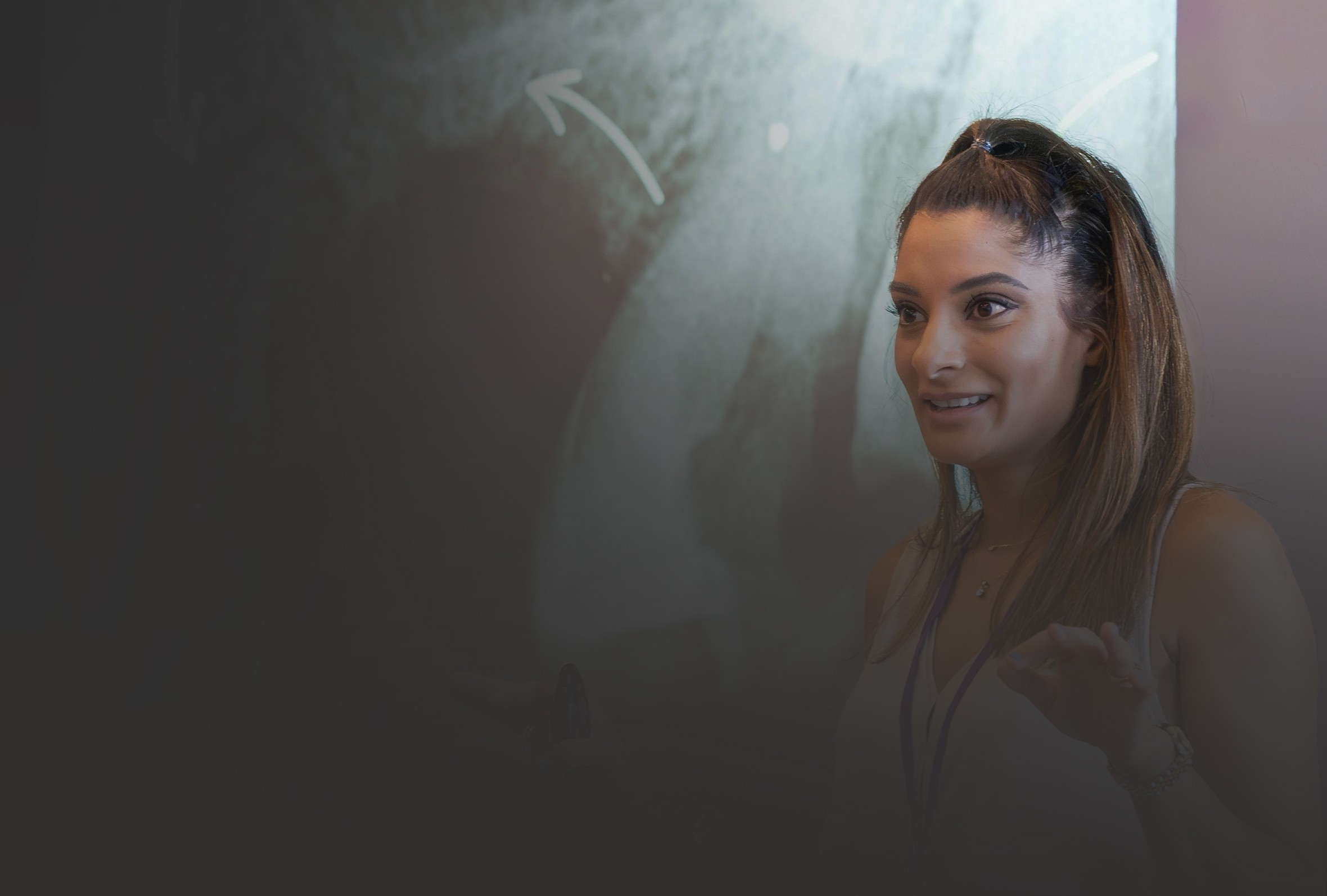 Portrait of Dr Kreena Patel presenting