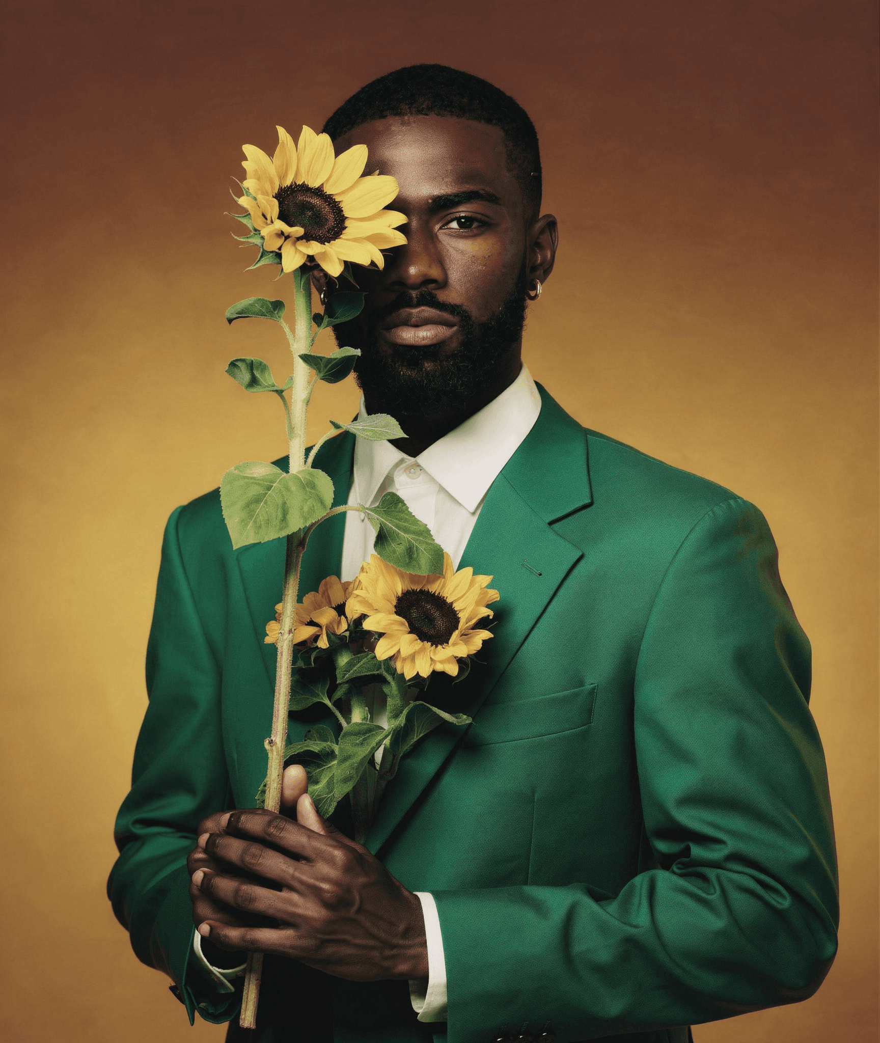 man in black suit jacket