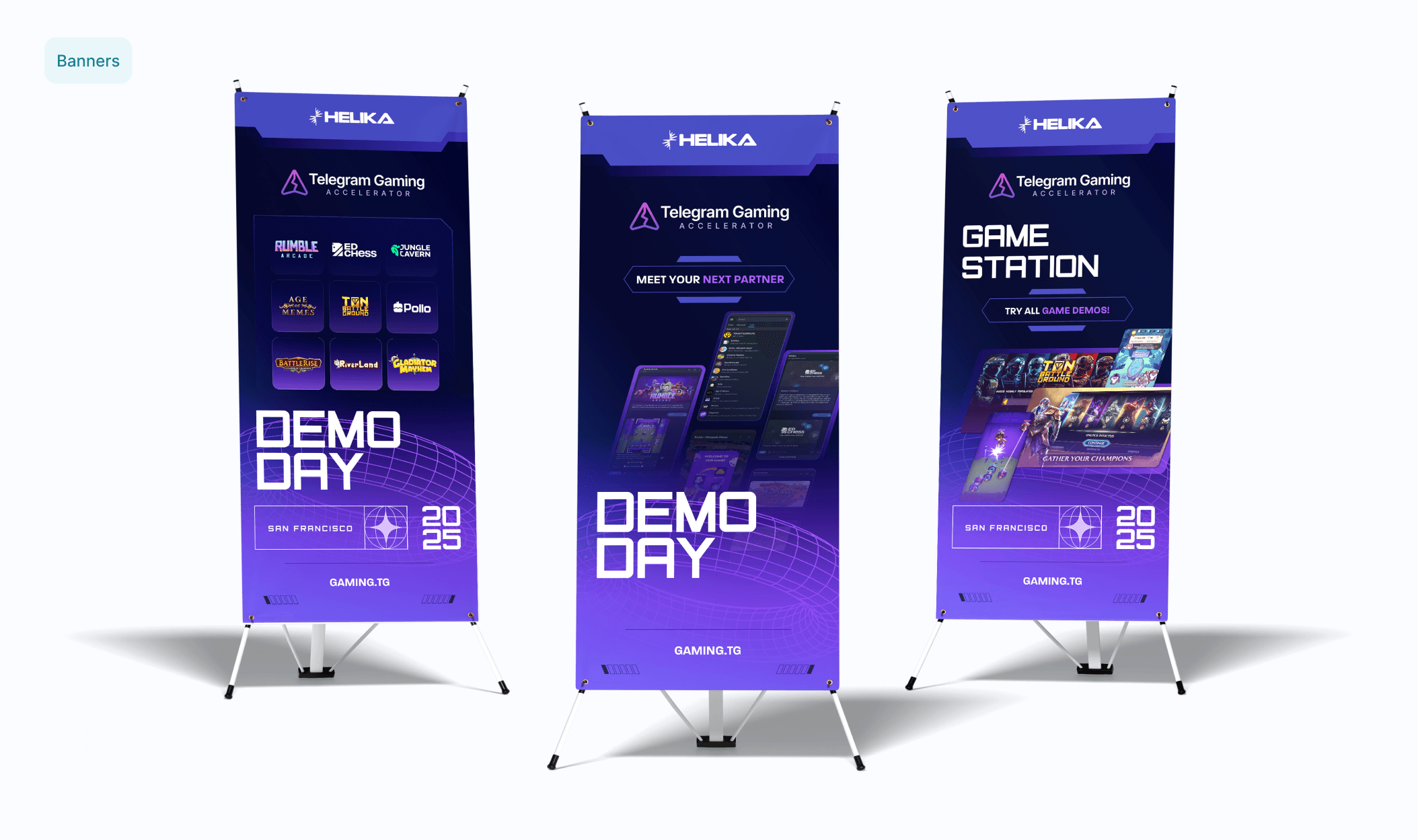 Banner mockup designs