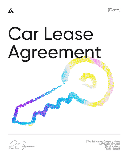 Car Lease Agreement 