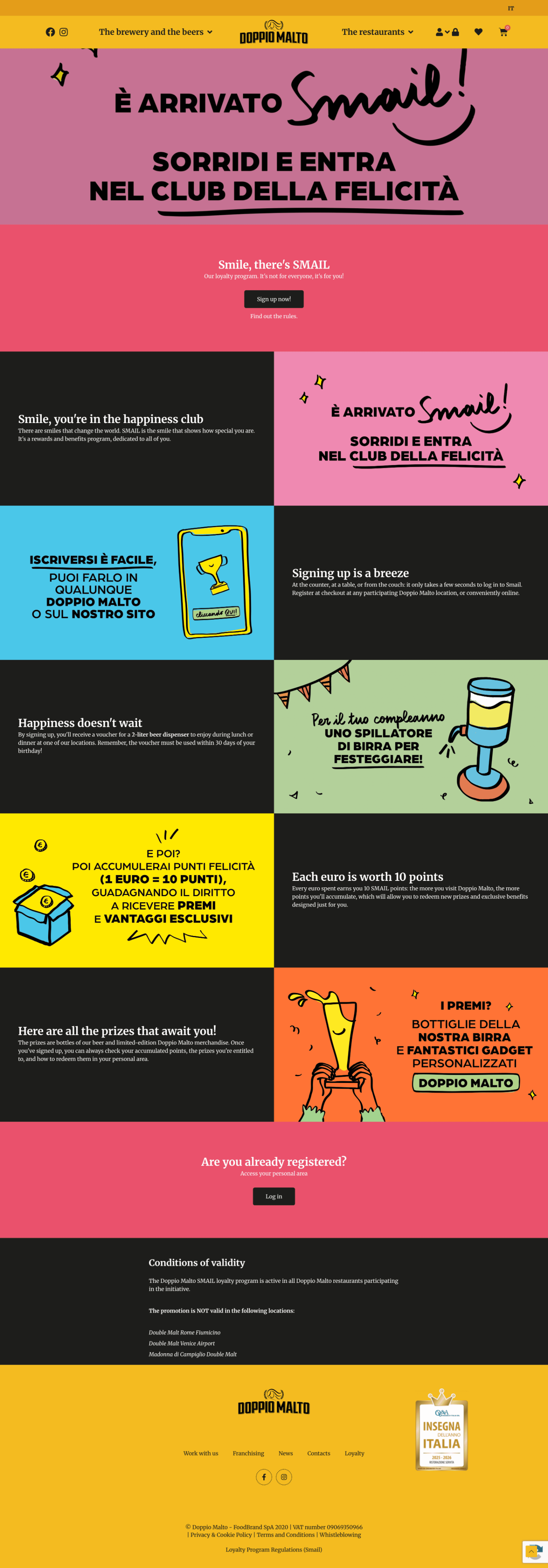 Branded loyalty program example