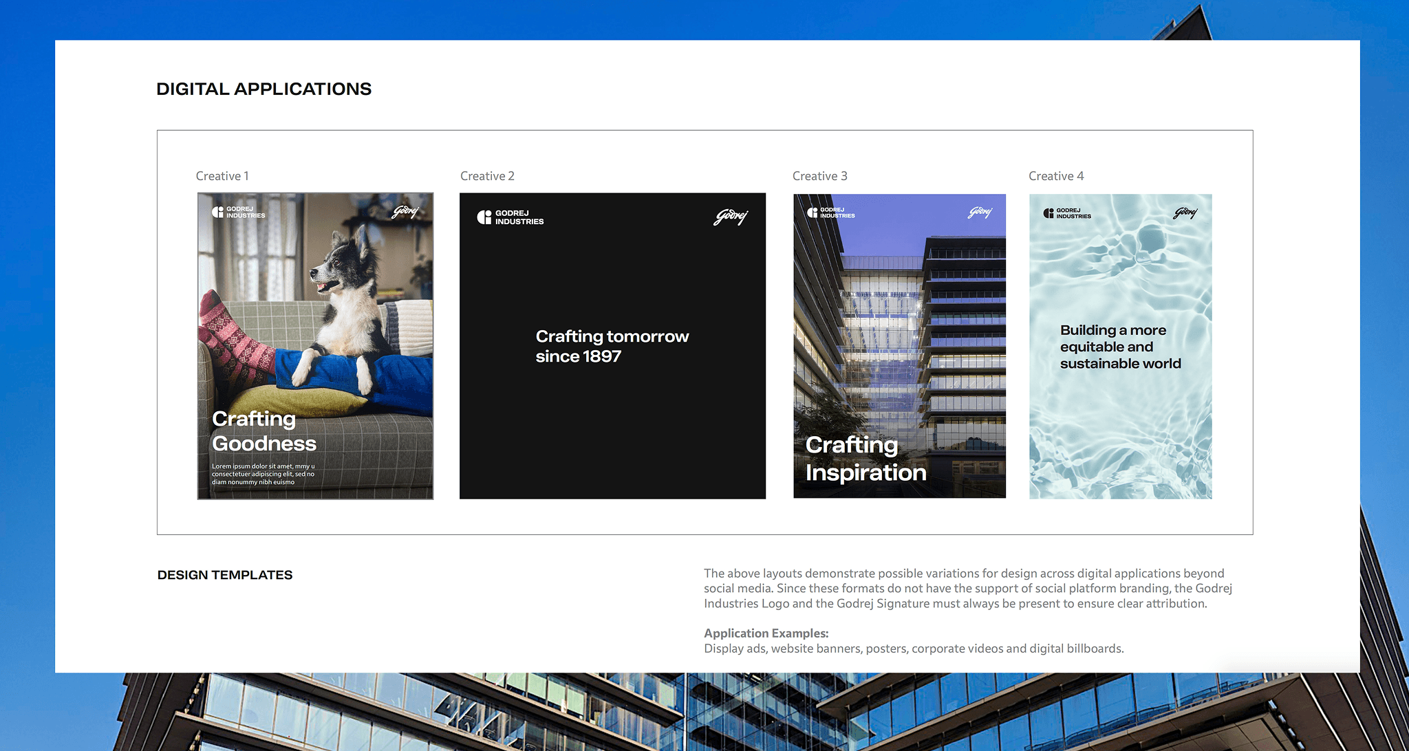 Brand guidelines for Godrej Industries