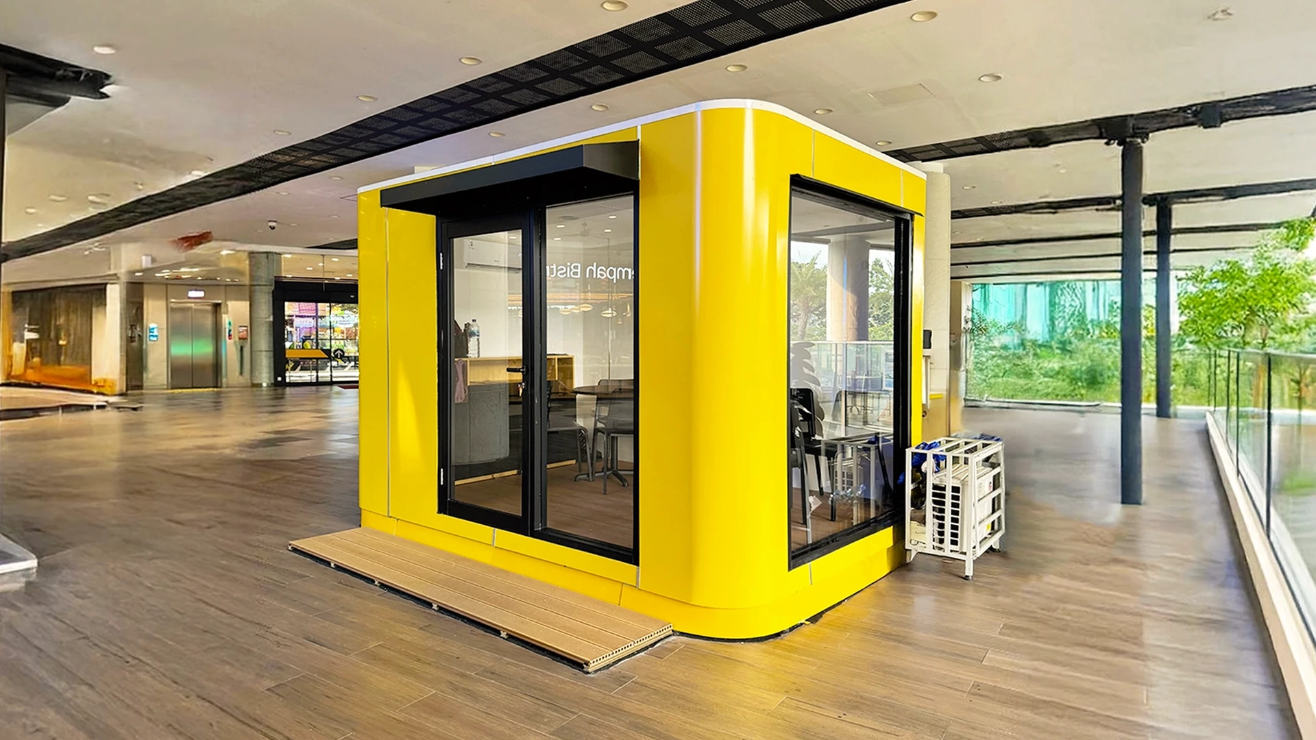 indoor sales cabin modular prefab