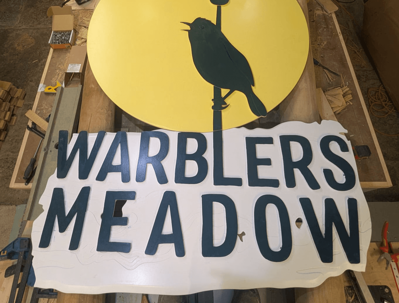 Creative workspace or desk setup image