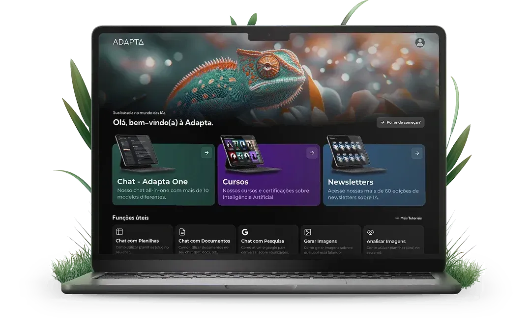 Notebook mostrando Adapta ONE