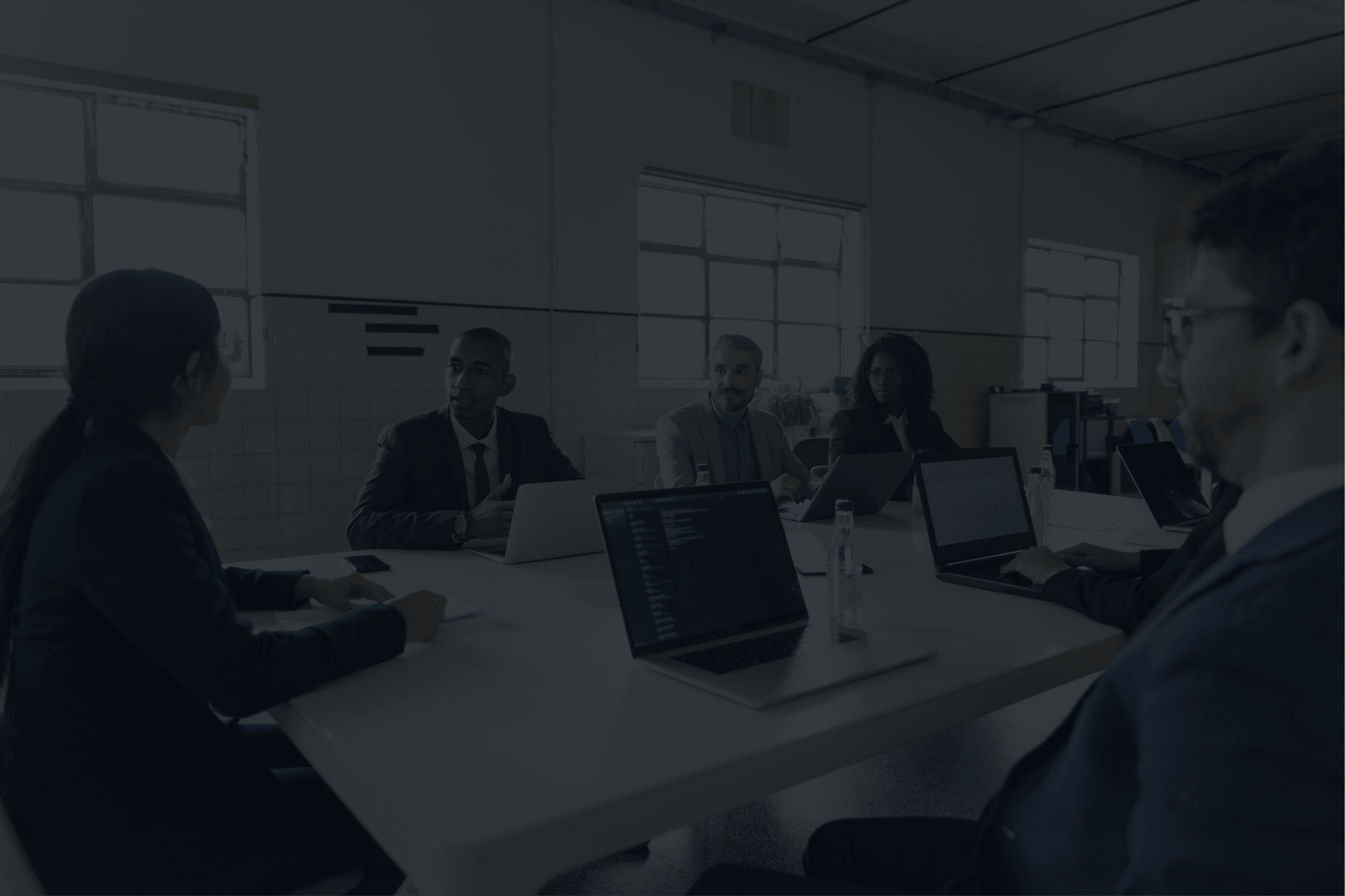 Business consulting team leveraging AI-driven analytics and agile strategies for smarter enterprise decision-making.