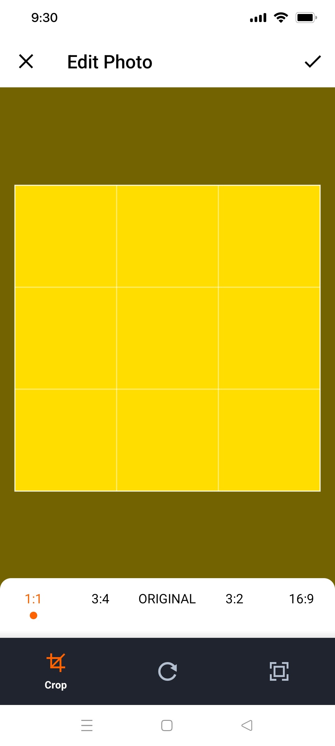 Buy me a coffee edit profile picture screen