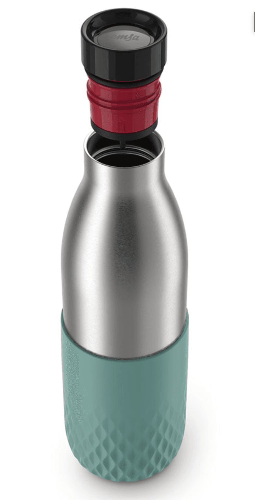 Emsa-Edelstahl-Bluedrop-sleeve geöffnet