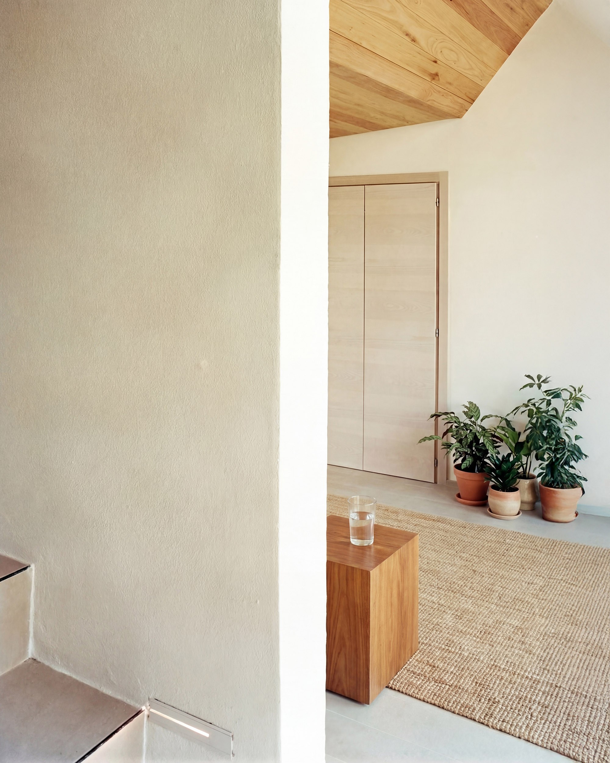 Workshop made of bright wood