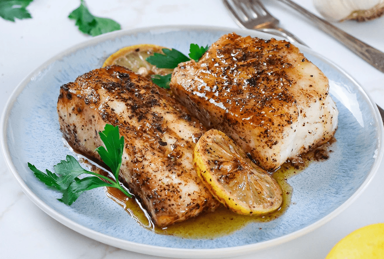 Lemon Butter Seabass Photo