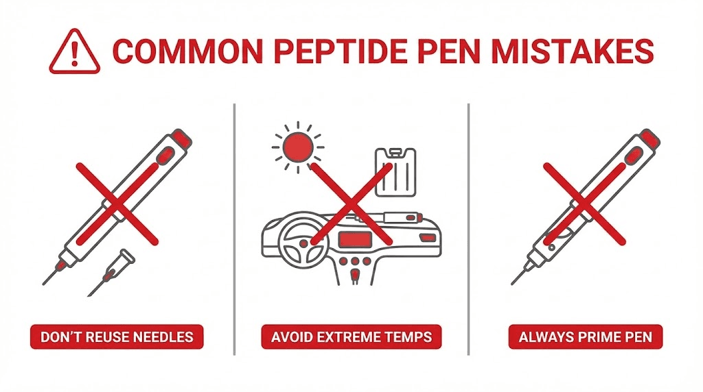 Common mistakes with peptide injection pens and how to avoid them
