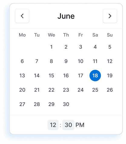 Calendar asset maintenance