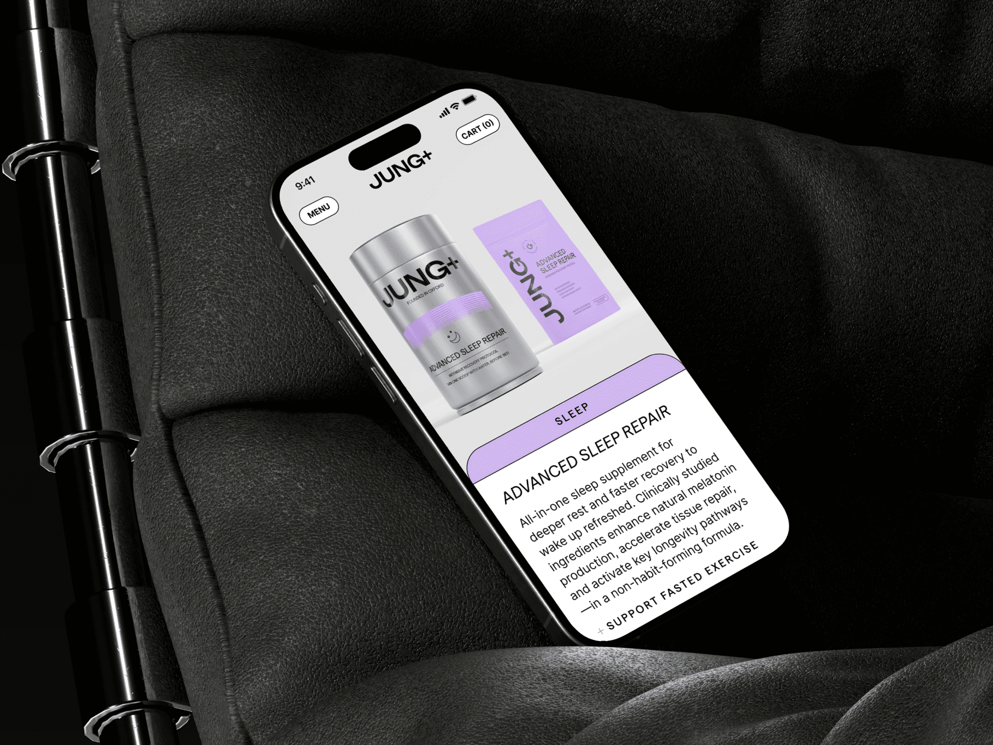 JUNG+ 长寿健康产品电商网站设计