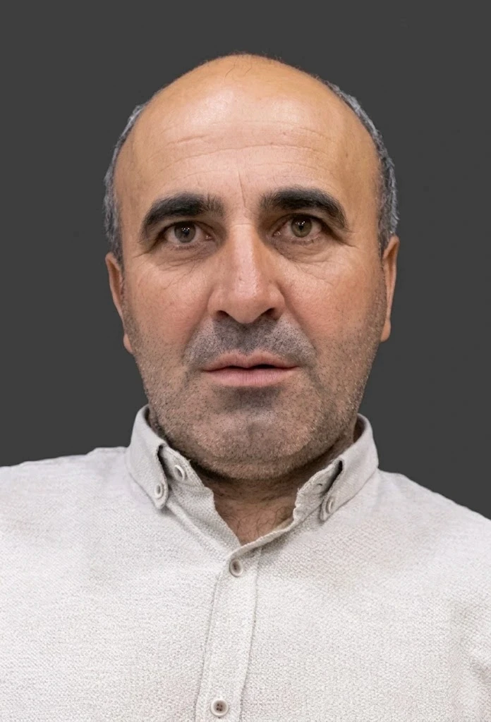 Fortgeschrittener Haarausfall am Frontbereich vor der Behandlung in der Türkei