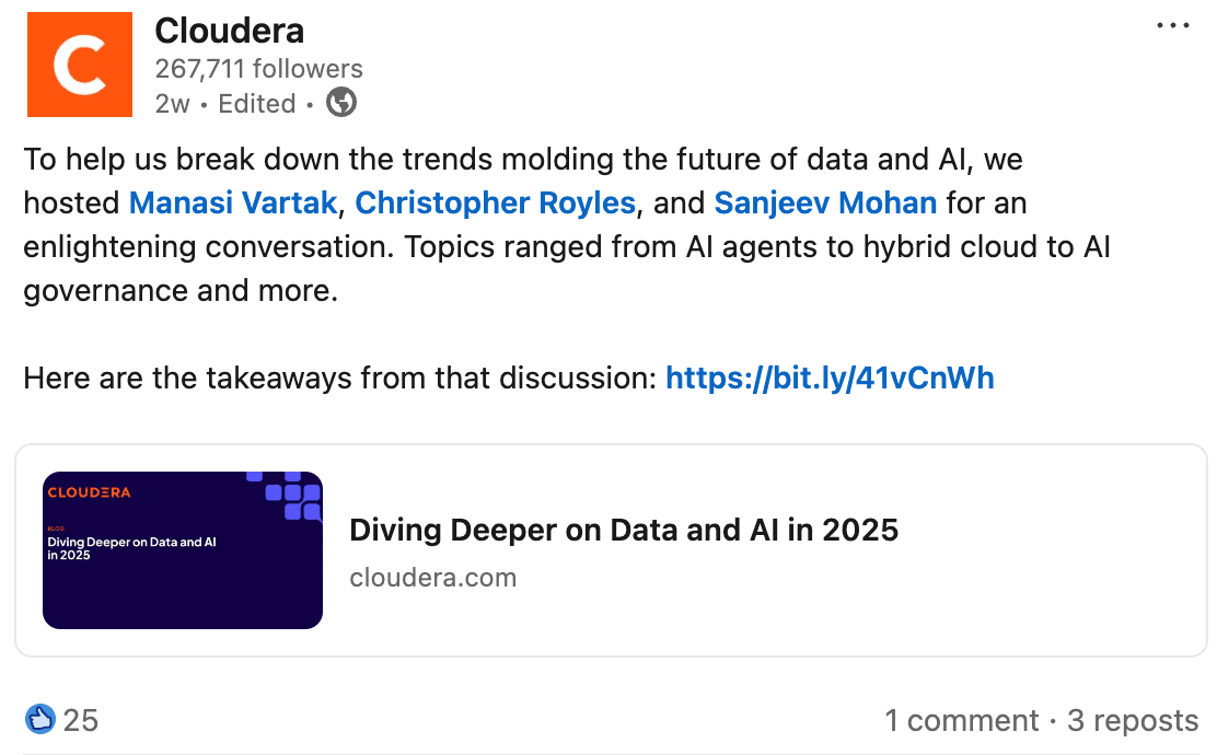 Marketing Spotlight: Cloudera Marketing Strategy Social Media Strategy
