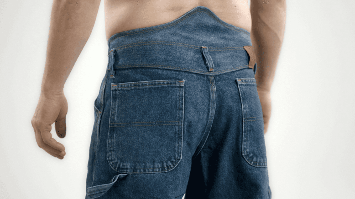 Photo vu de dos d'un jean CANAC