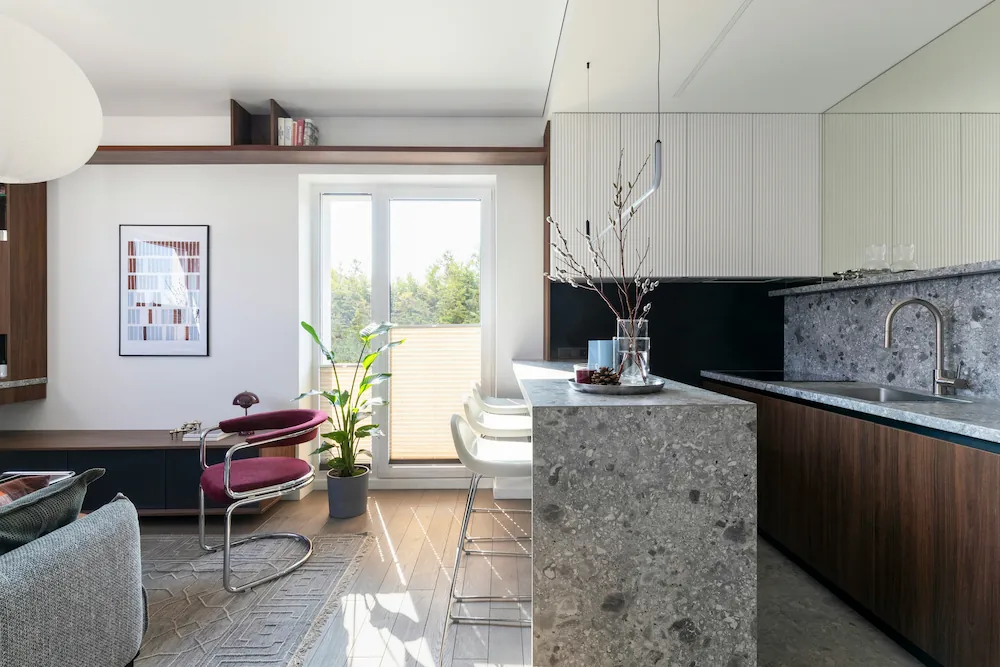 Aufgeräumte moderne Wohnung