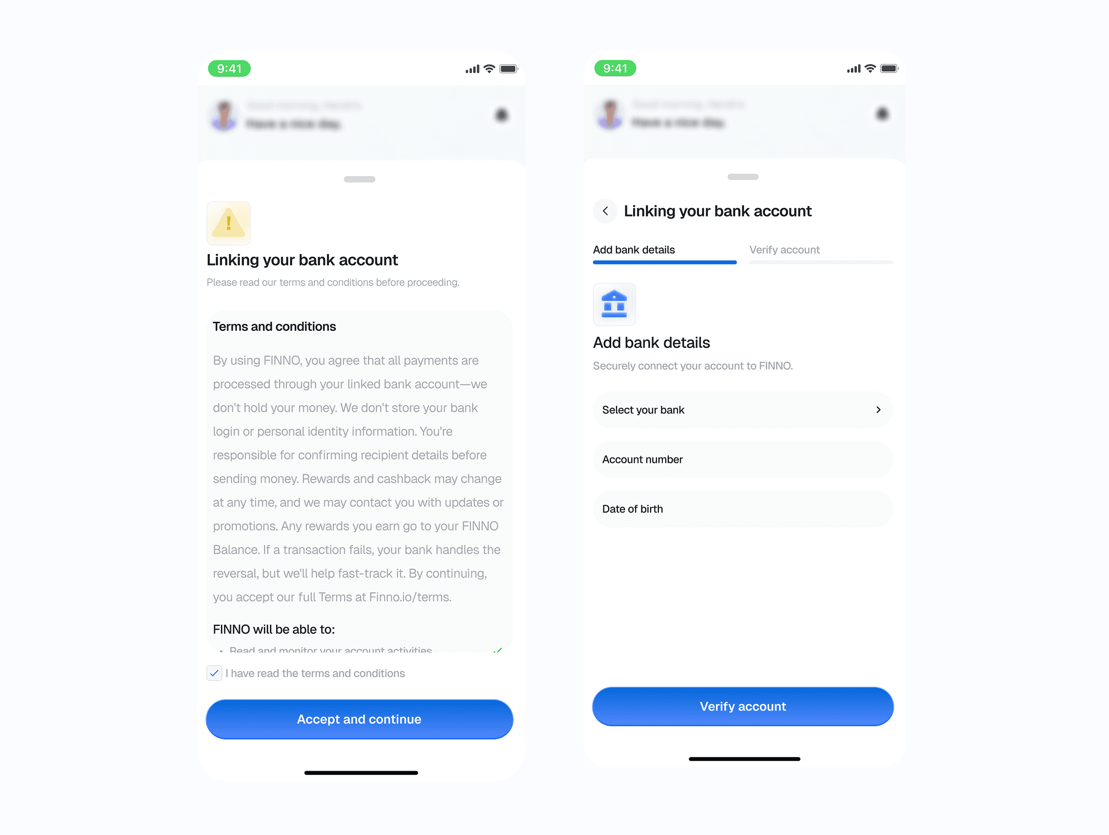 snapshot of ui screens