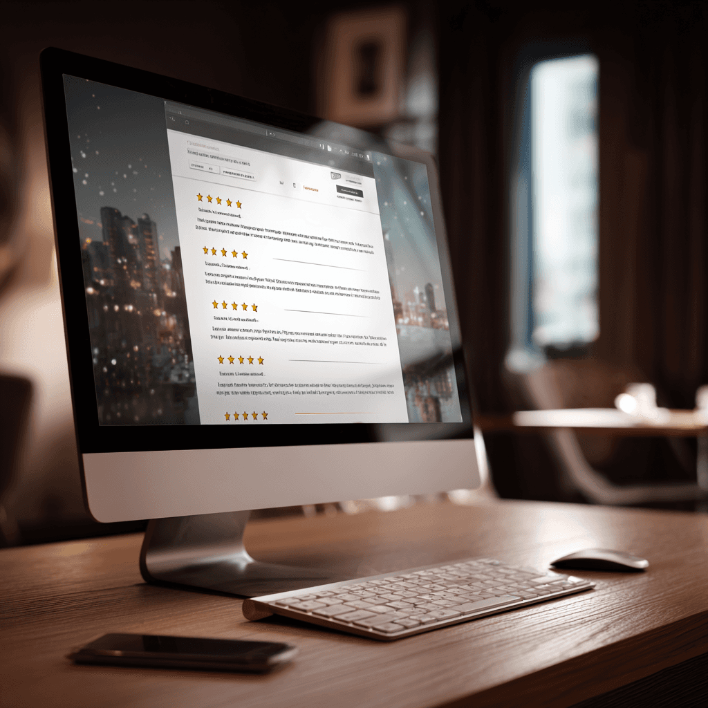 Testimonials on a website