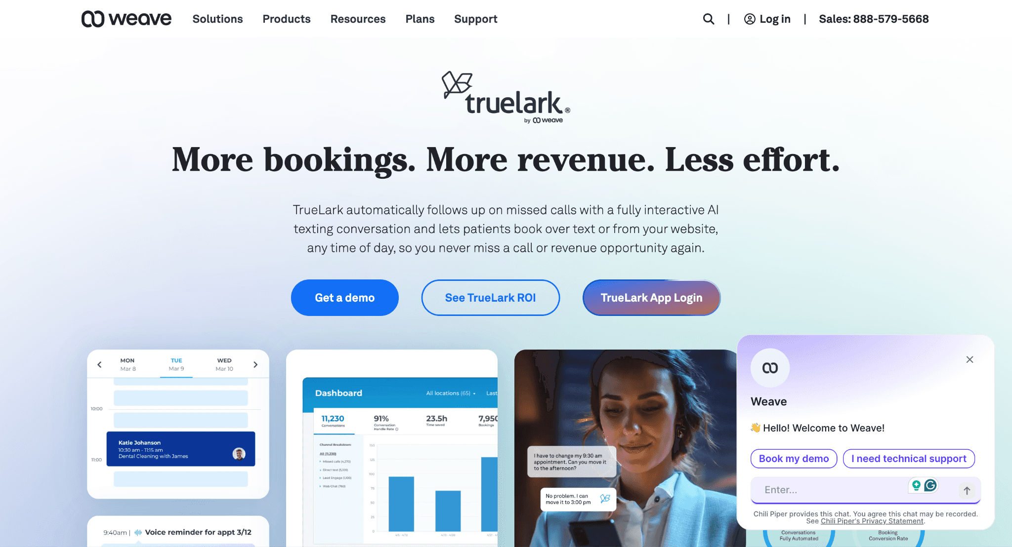 Truelark homepage