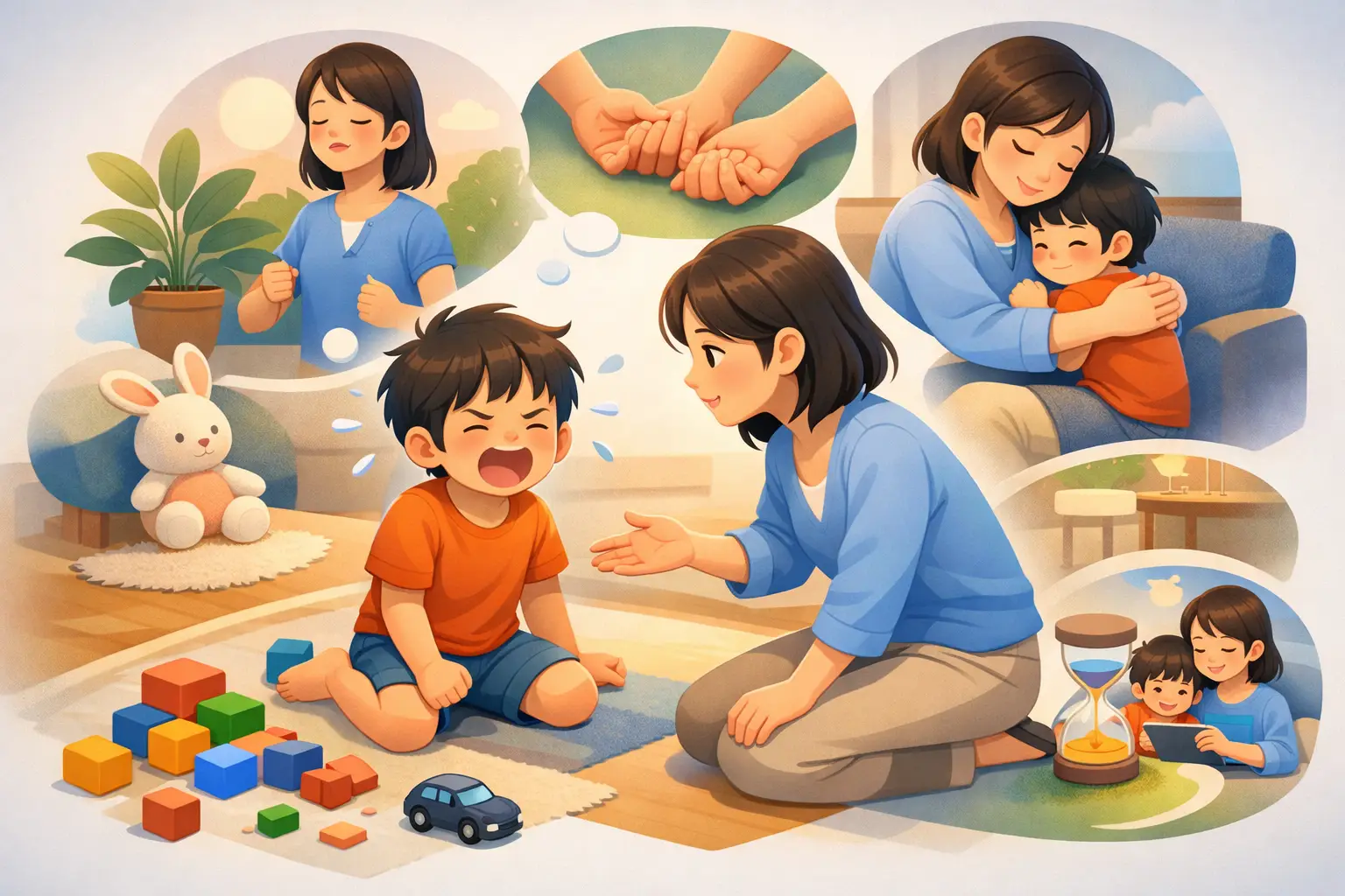 Boy in fNIRS assessment