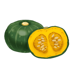 The manhattan bridge looms between brick buildings.