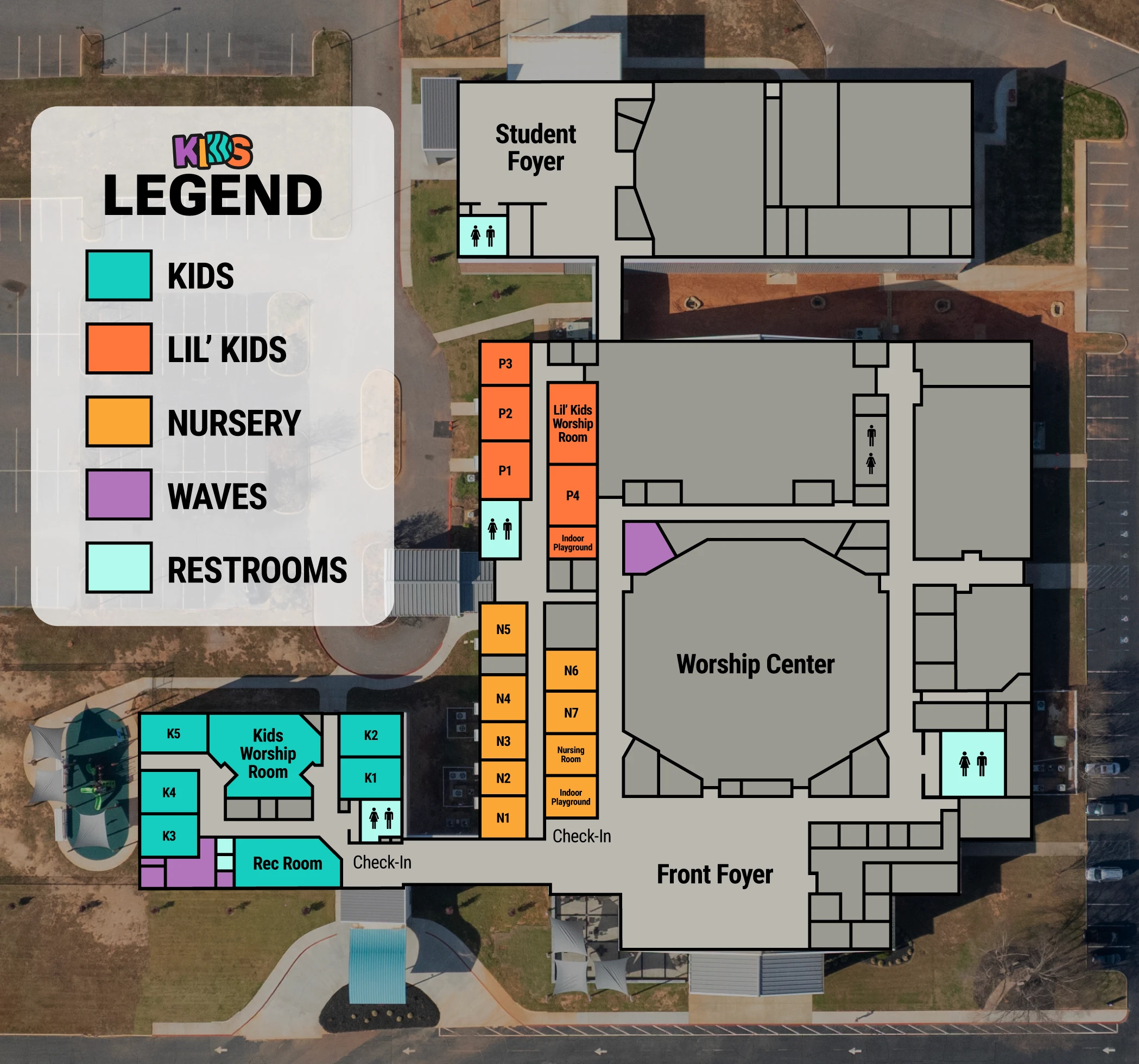 Kids Ministry Map