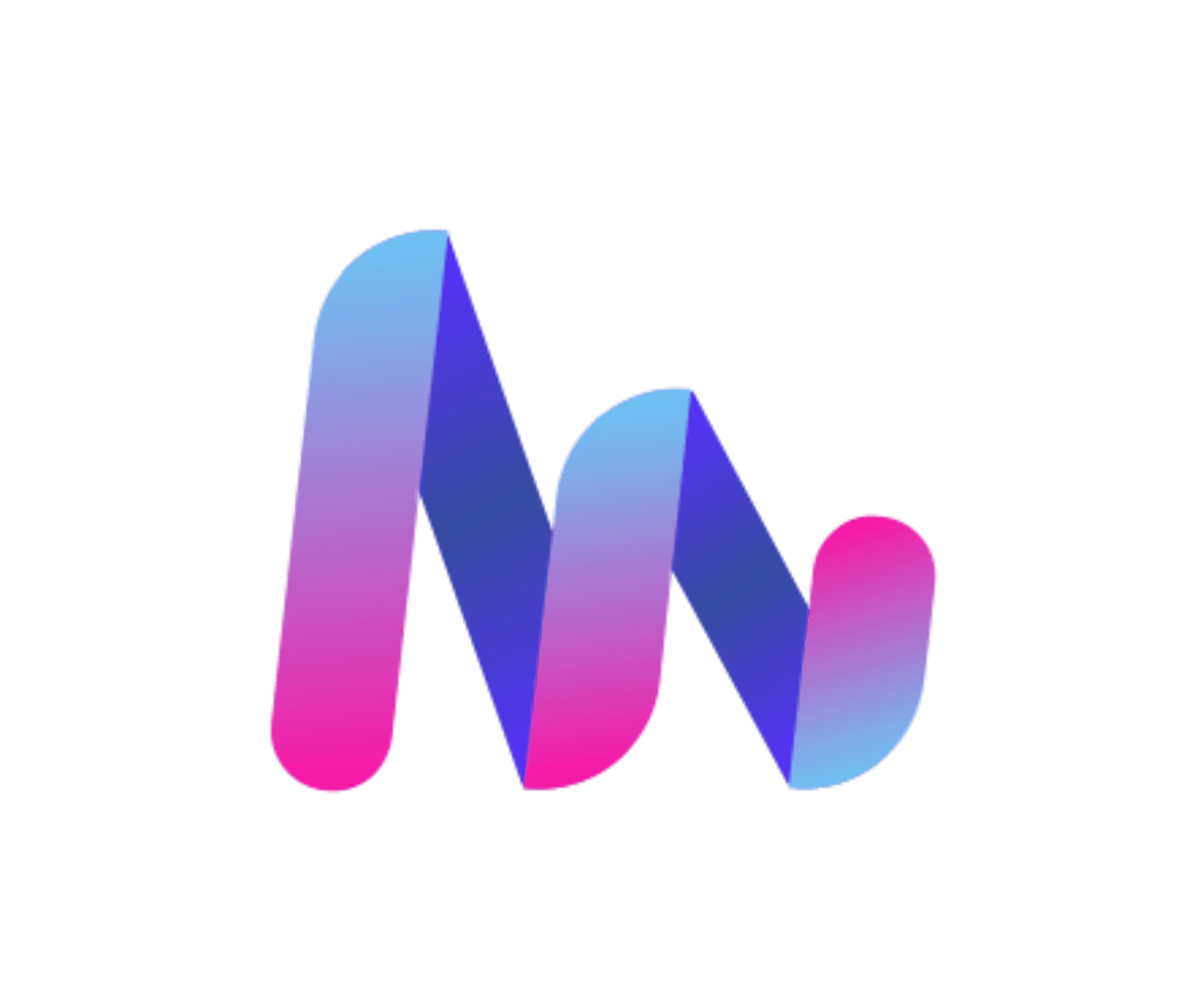 Dynamic picture of a cyclist riding downhill