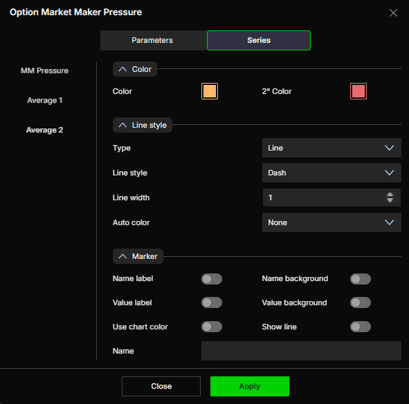 Option Market Maker Pressure - DeepGamma Web. Series screenshot 8.