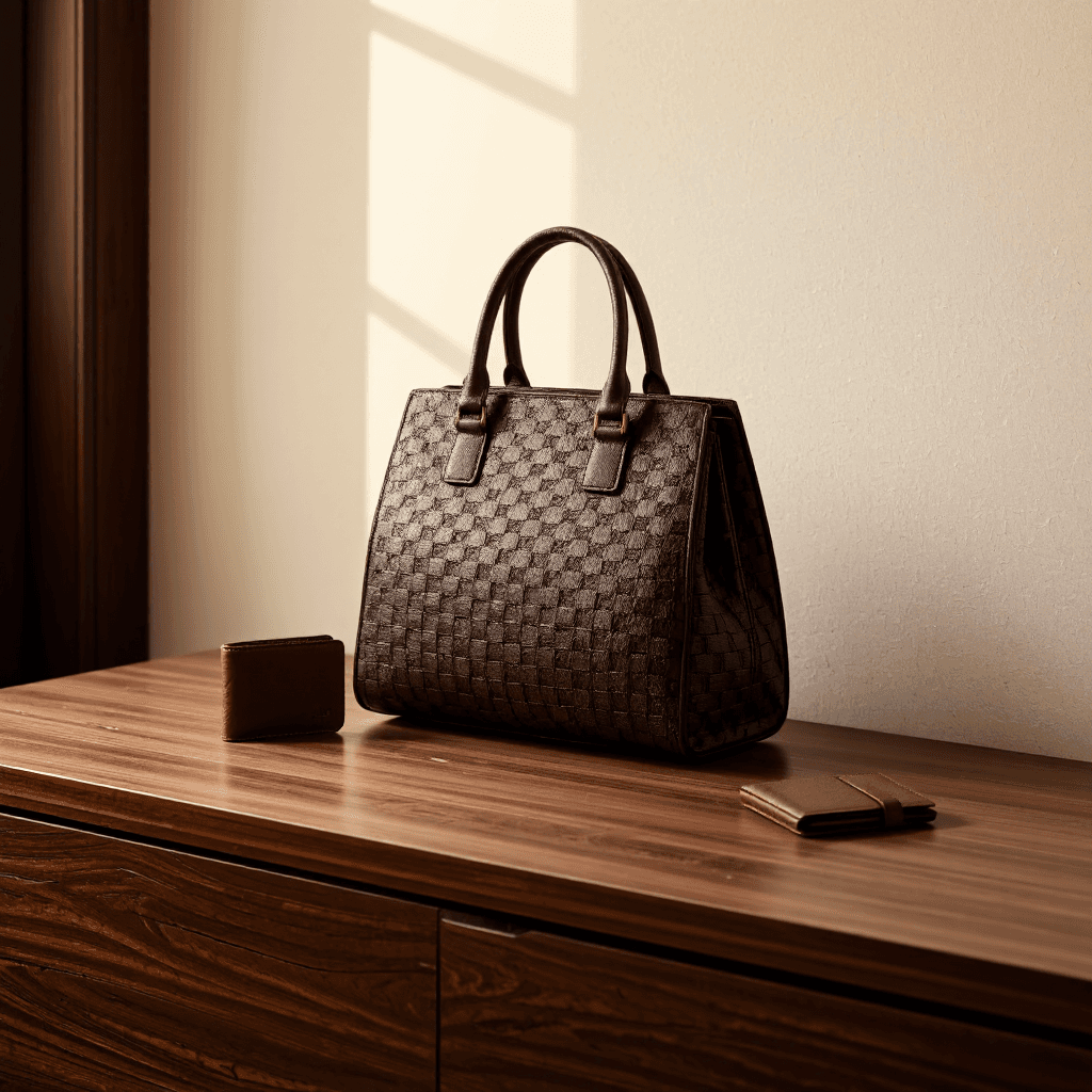 product photography of handbag