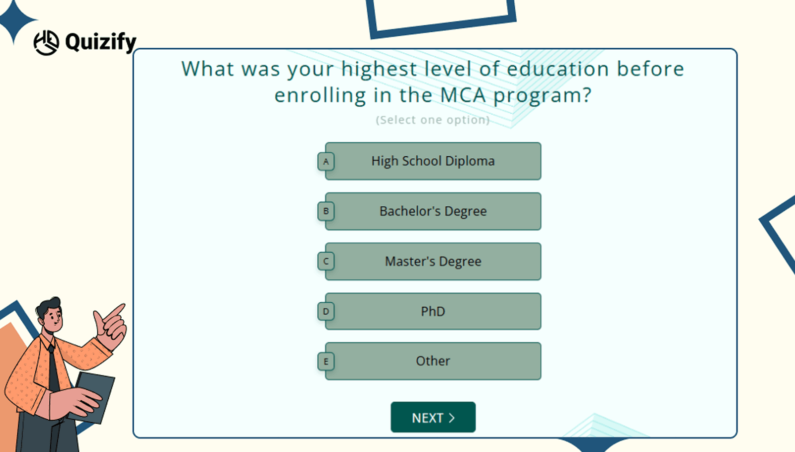 Survey-Style Quizzes for Quizify